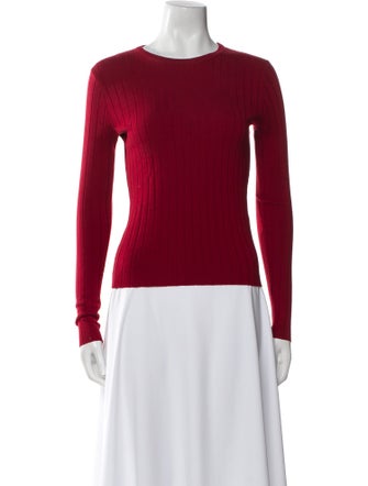 Gabriela Hearst Virgin Wool Crew Neck Sweater