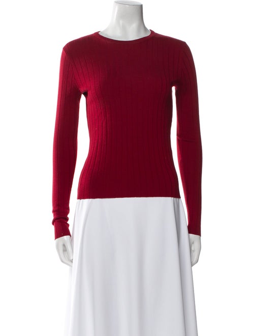 Gabriela Hearst Virgin Wool Crew Neck Sweater