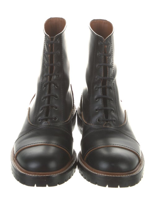 Gabriela Hearst Leather Combat Boots