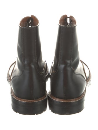 Gabriela Hearst Leather Combat Boots