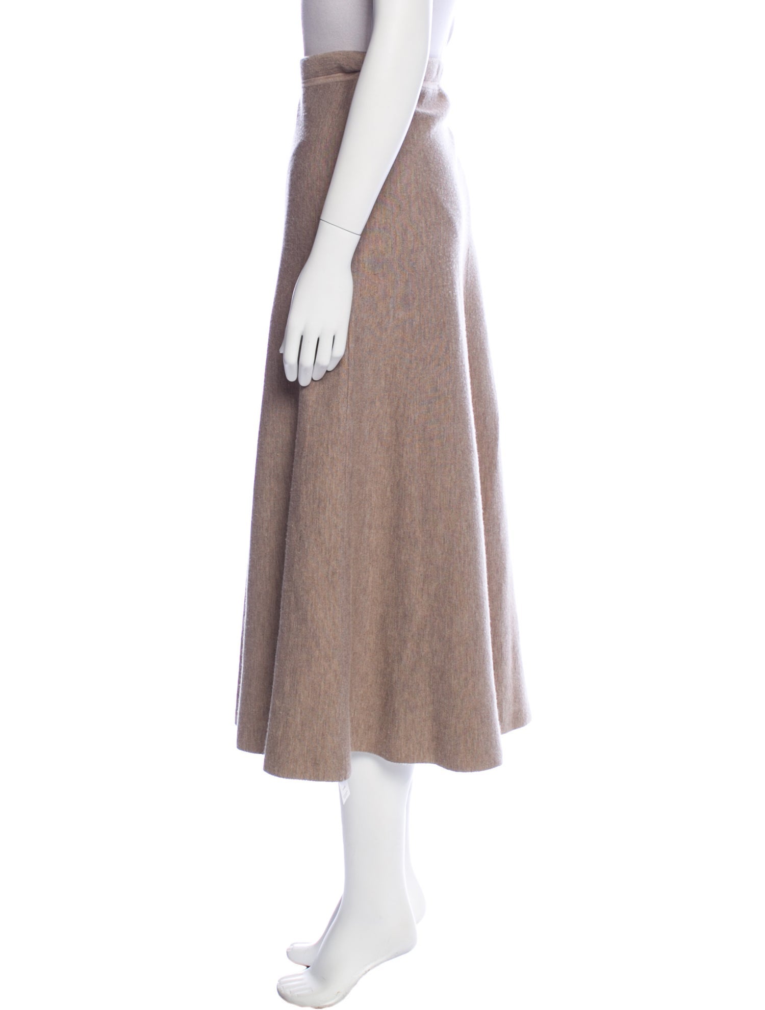 Gabriela Hearst Merino Wool Midi Length Skirt