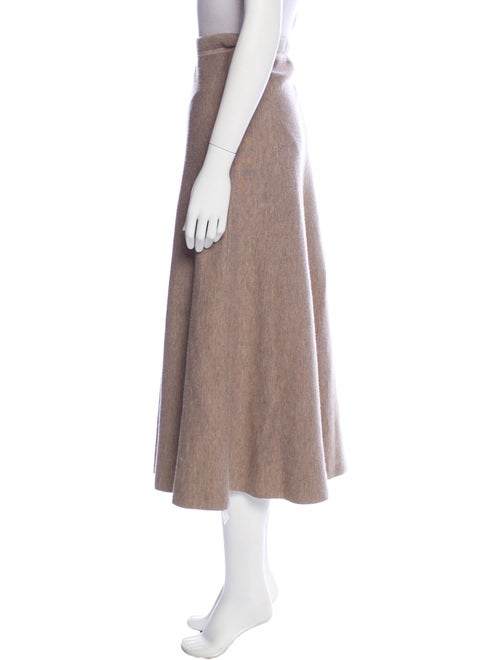 Gabriela Hearst Merino Wool Midi Length Skirt