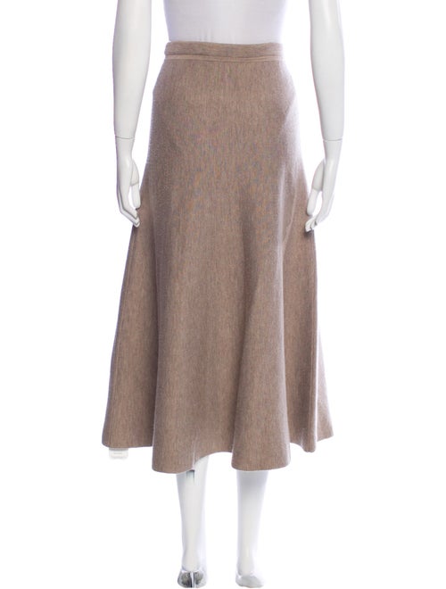 Gabriela Hearst Merino Wool Midi Length Skirt
