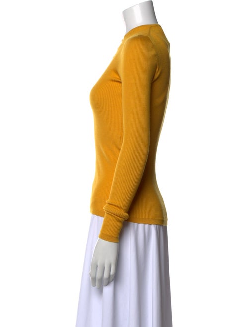 Gabriela Hearst Mock Neck Long Sleeve Top