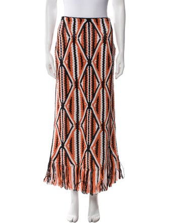 Gabriela Hearst Wool Midi Length Skirt