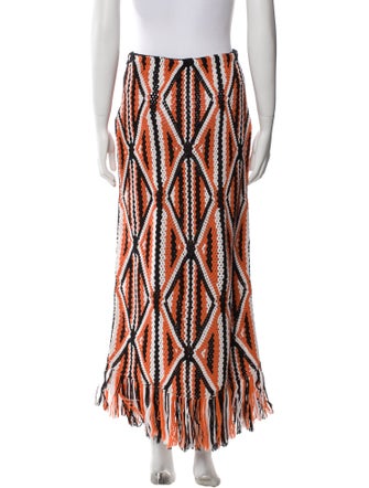 Gabriela Hearst Wool Midi Length Skirt