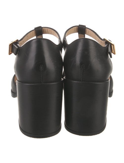 Gabriela Hearst Leather T-Strap Pumps