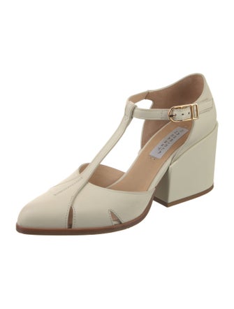 Gabriela Hearst Leather T-Strap Pumps