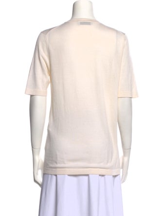 Gabriela Hearst Cashmere Crew Neck T-Shirt