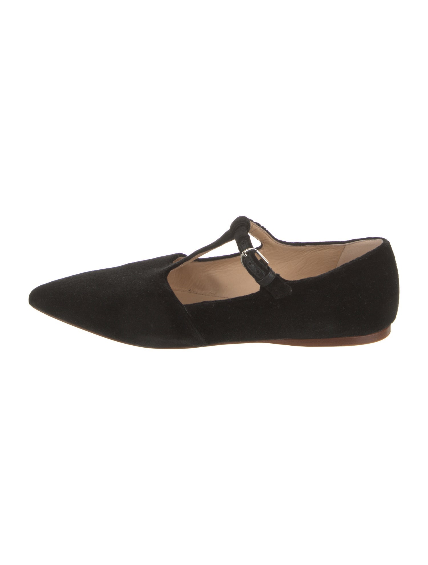 Gabriela Hearst Velvet Mary Jane Flats