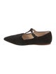 Gabriela Hearst Velvet Mary Jane Flats