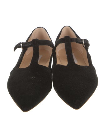 Gabriela Hearst Velvet Mary Jane Flats