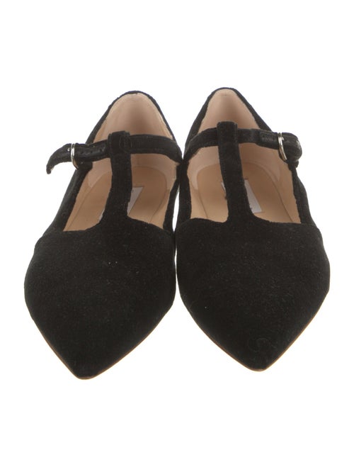 Gabriela Hearst Velvet Mary Jane Flats