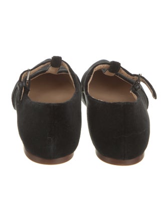 Gabriela Hearst Velvet Mary Jane Flats