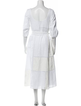 Gabriela Hearst Square Neckline Long Dress