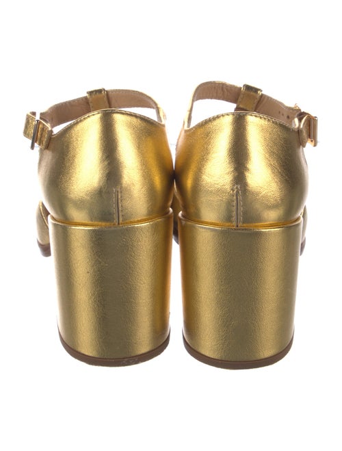 Gabriela Hearst Leather T-Strap Pumps