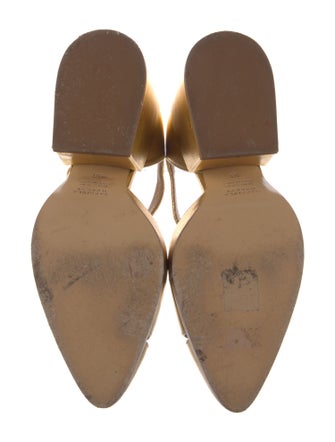 Gabriela Hearst Leather T-Strap Pumps