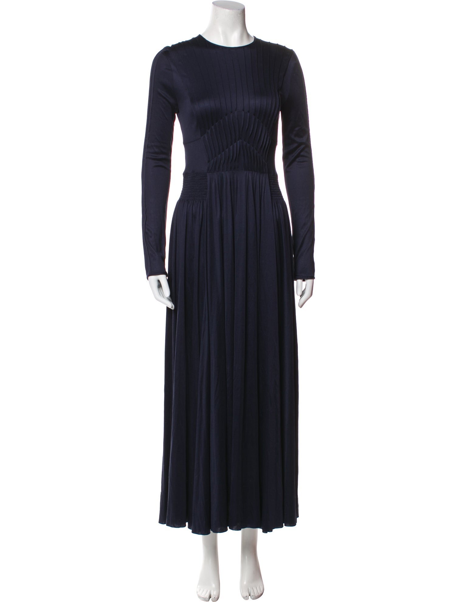 Gabriela Hearst Crew Neck Long Dress