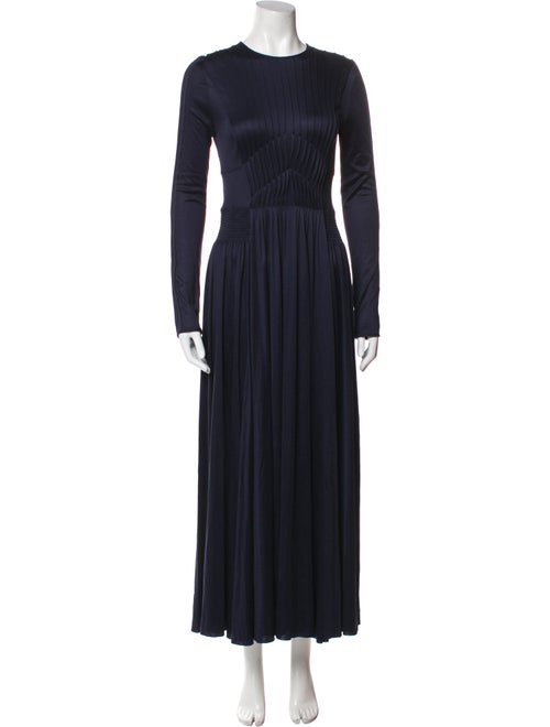 Gabriela Hearst Crew Neck Long Dress