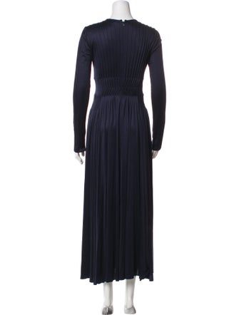 Gabriela Hearst Crew Neck Long Dress