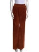 Gabriela Hearst Suede Wide Leg Pants