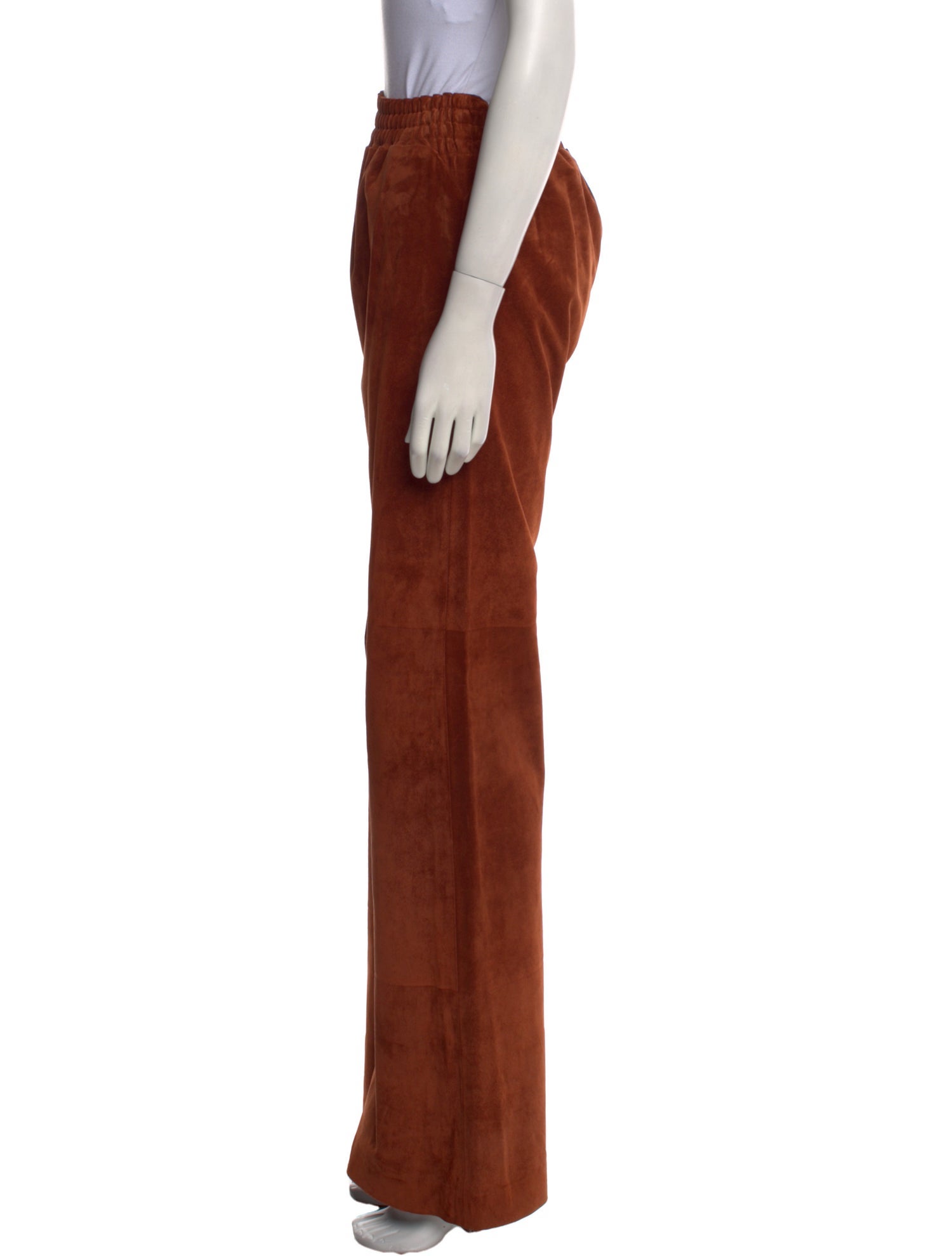 Gabriela Hearst Suede Wide Leg Pants