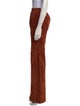 Gabriela Hearst Suede Wide Leg Pants