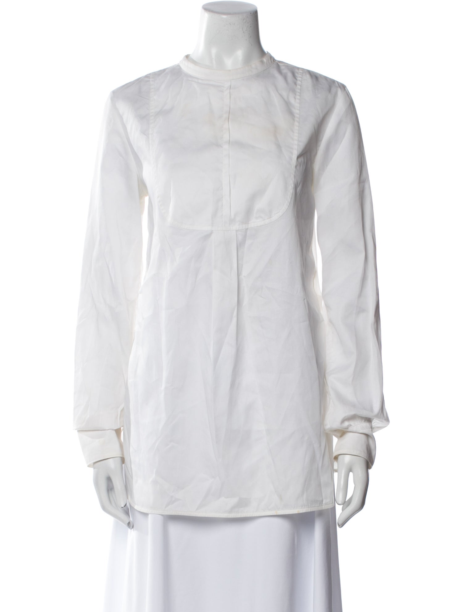 Gabriela Hearst Mock Neck Long Sleeve Tunic