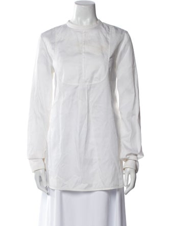 Gabriela Hearst Mock Neck Long Sleeve Tunic