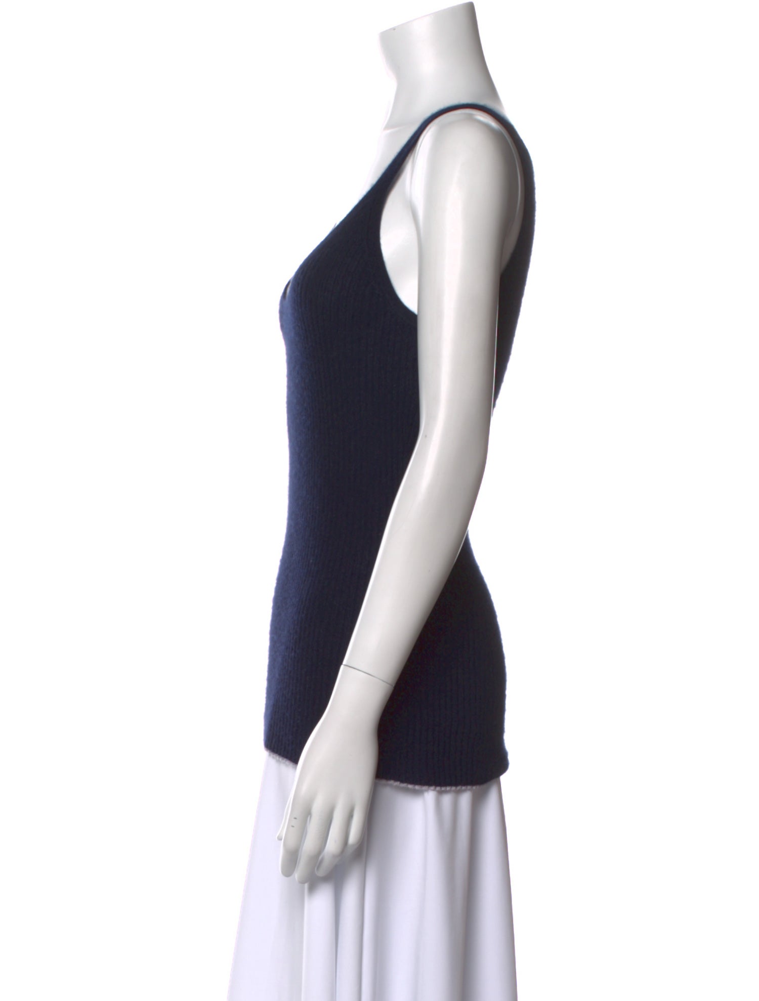 Gabriela Hearst Cashmere Scoop Neck Top