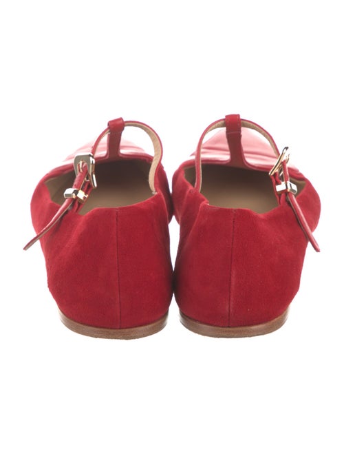 Gabriela Hearst Suede Mary Jane Flats