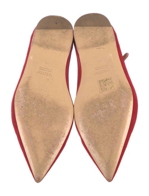 Gabriela Hearst Suede Mary Jane Flats