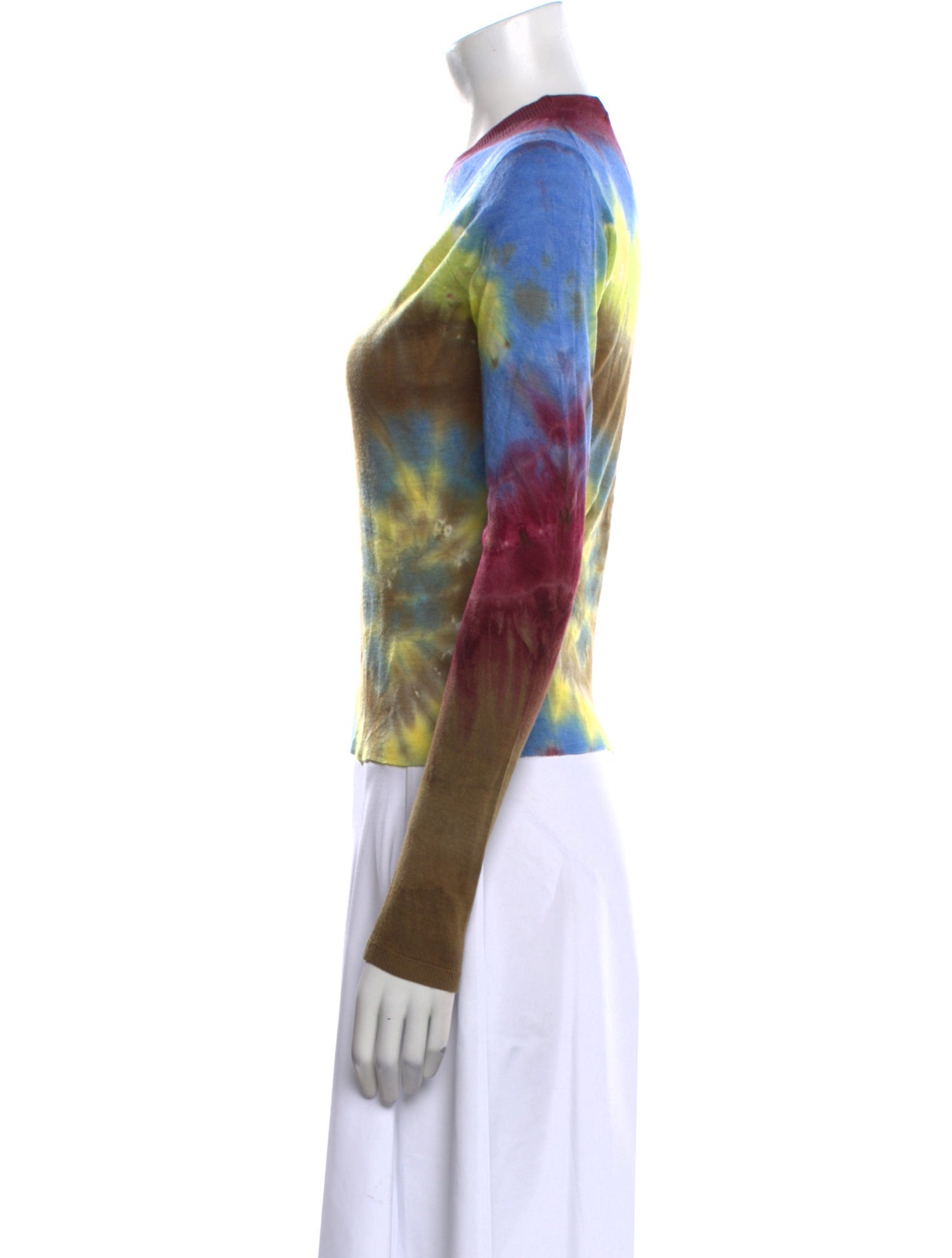 Gabriela Hearst Cashmere Tie-Dye Print Sweater