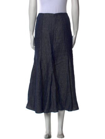 Gabriela Hearst Linen Midi Length Skirt