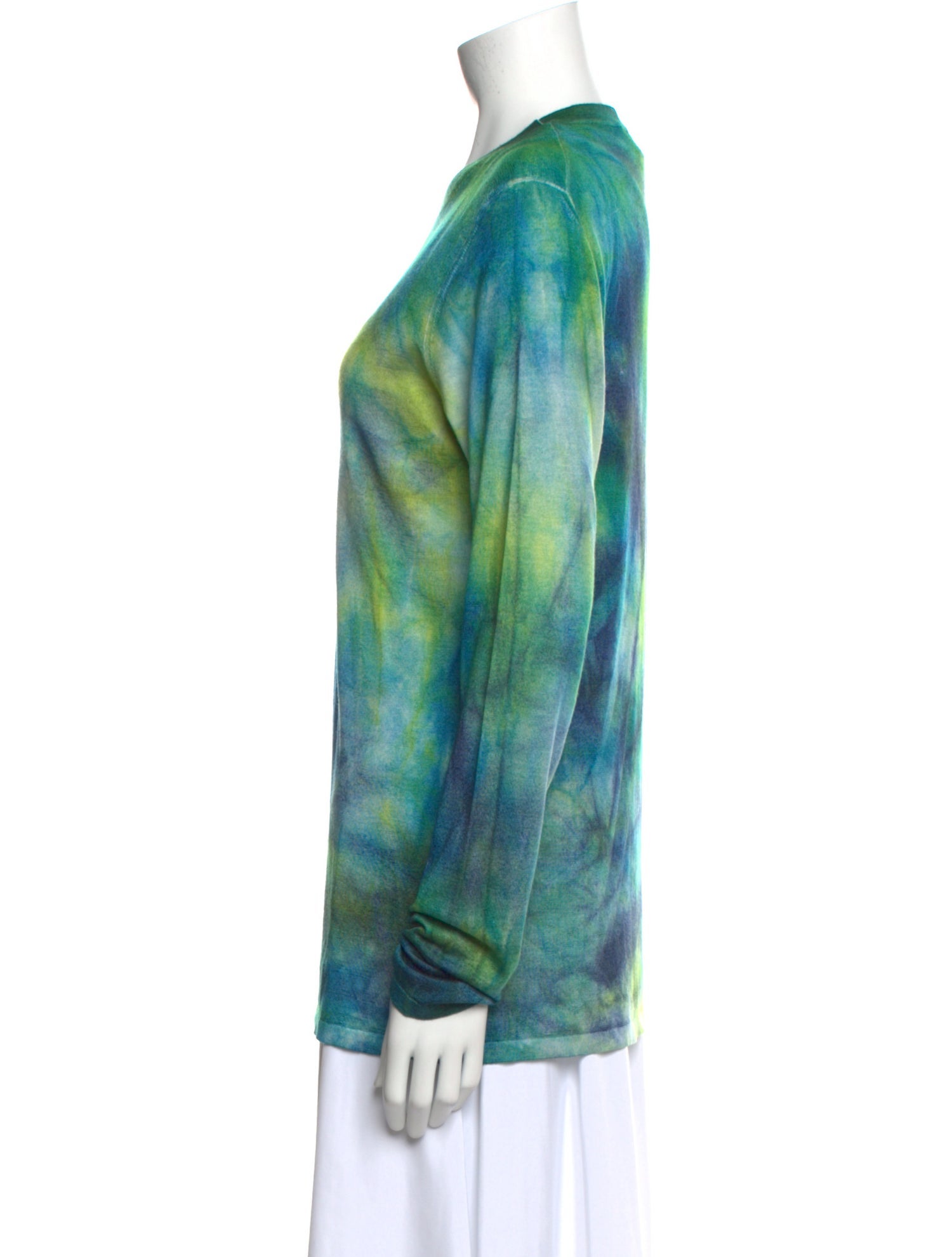 Gabriela Hearst Cashmere Tie-Dye Print Sweater