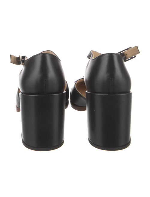 Gabriela Hearst Leather T-Strap Pumps