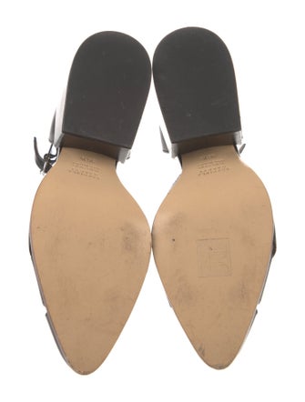 Gabriela Hearst Leather T-Strap Pumps