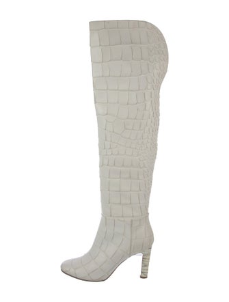Gabriela Hearst Embossed Leather Boots