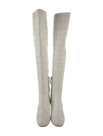 Gabriela Hearst Embossed Leather Boots