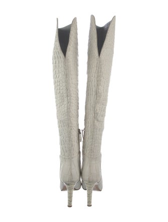 Gabriela Hearst Embossed Leather Boots