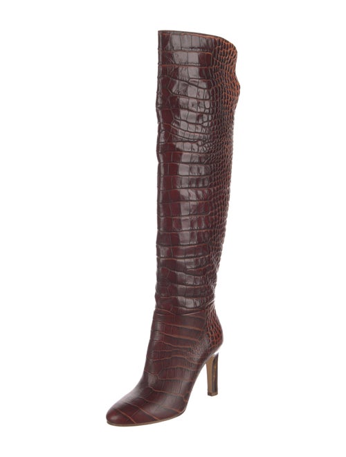 Gabriela Hearst Crocodile Printed Boots