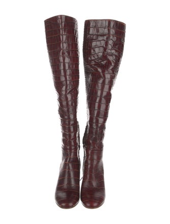 Gabriela Hearst Crocodile Printed Boots