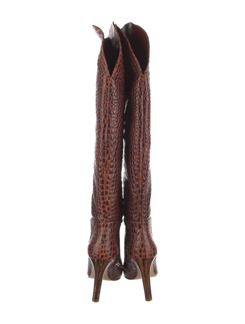 Gabriela Hearst Crocodile Printed Boots