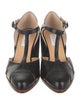 Gabriela Hearst Leather T-Strap Pumps