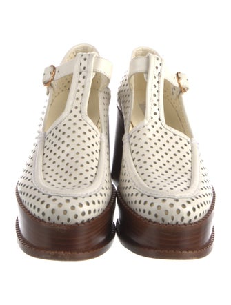 Gabriela Hearst Leather T-Strap Pumps