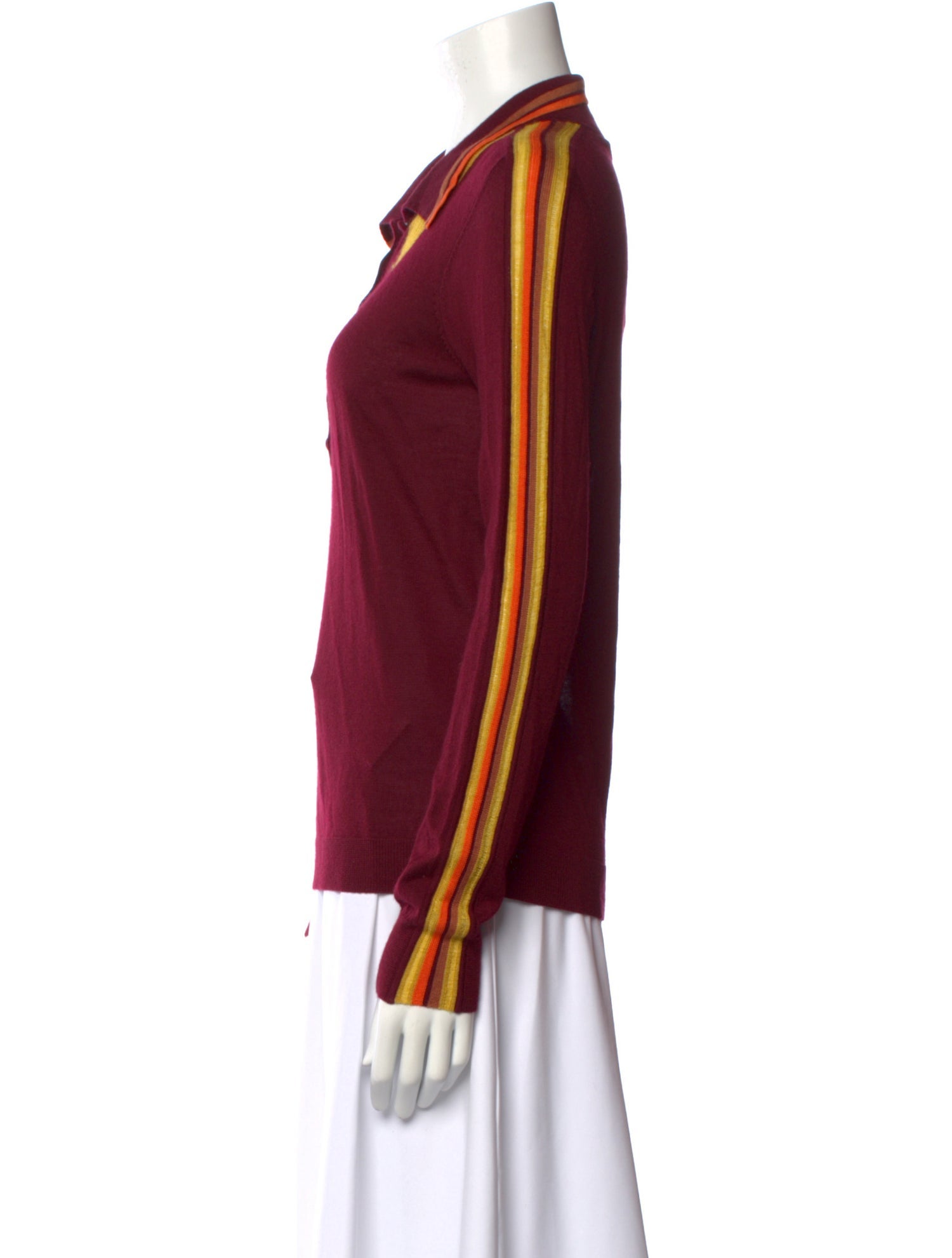 Gabriela Hearst Cashmere Long Sleeve Polo