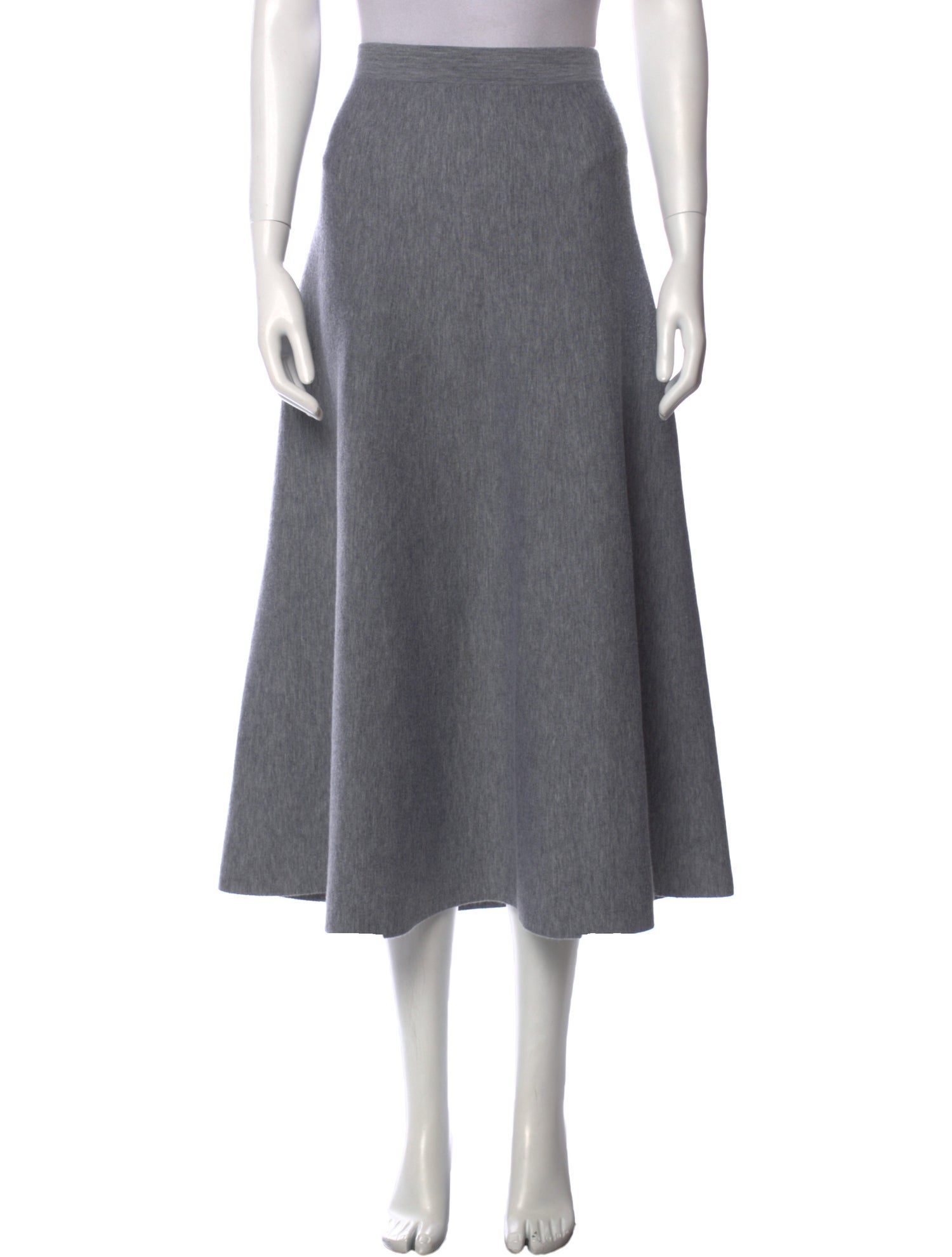 Gabriela Hearst Wool Midi Length Skirt