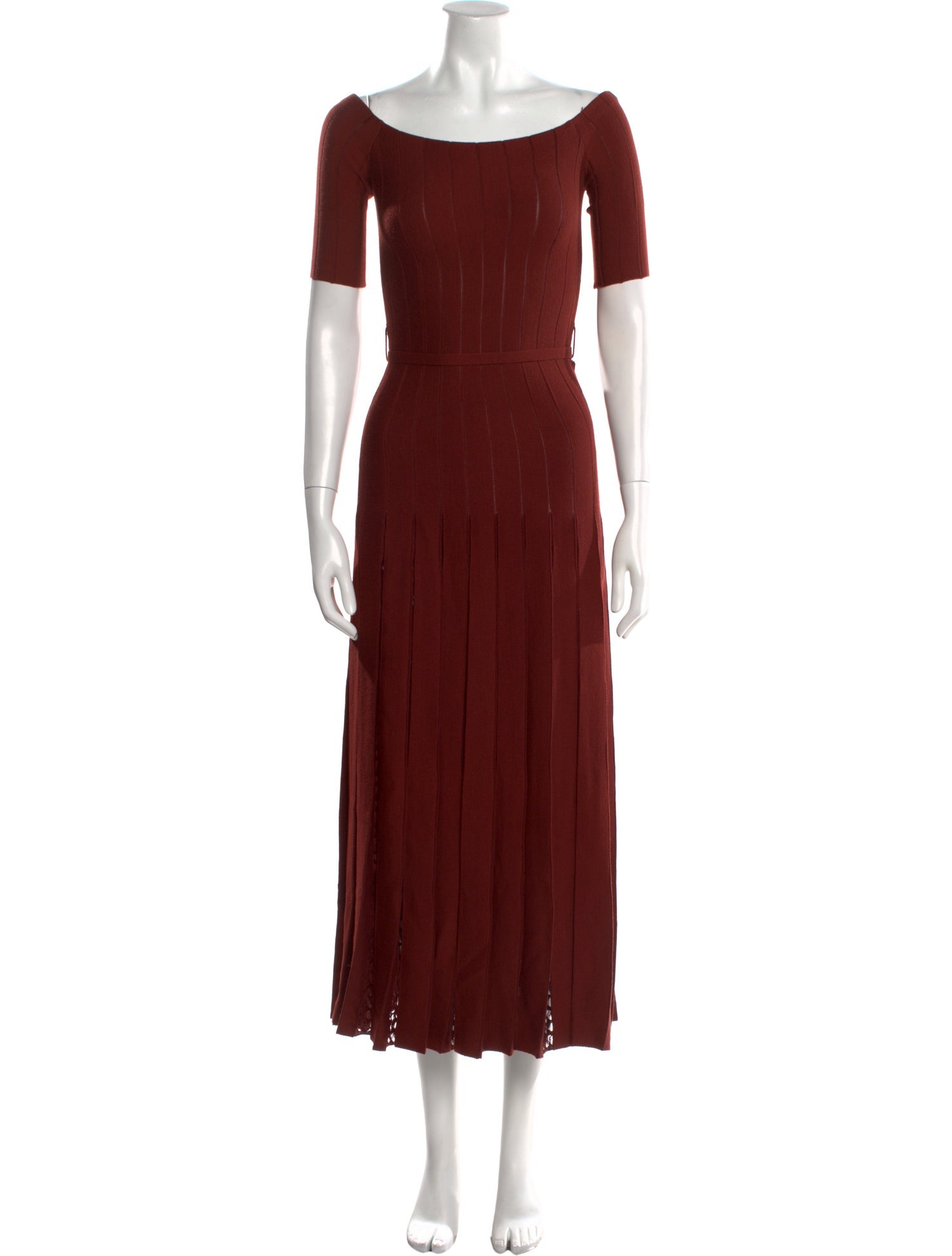 Gabriela Hearst Virgin Wool Midi Length Dress