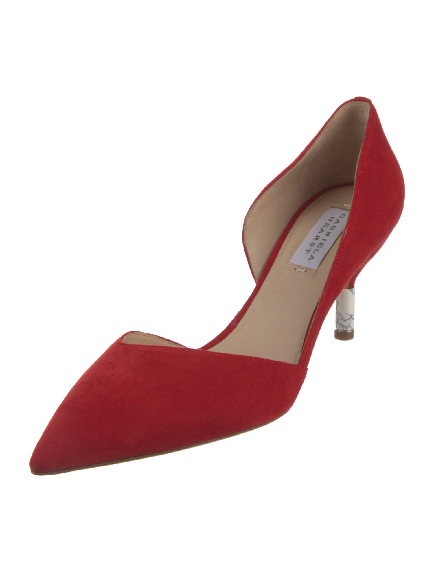 Gabriela Hearst Suede D'Orsay Pumps