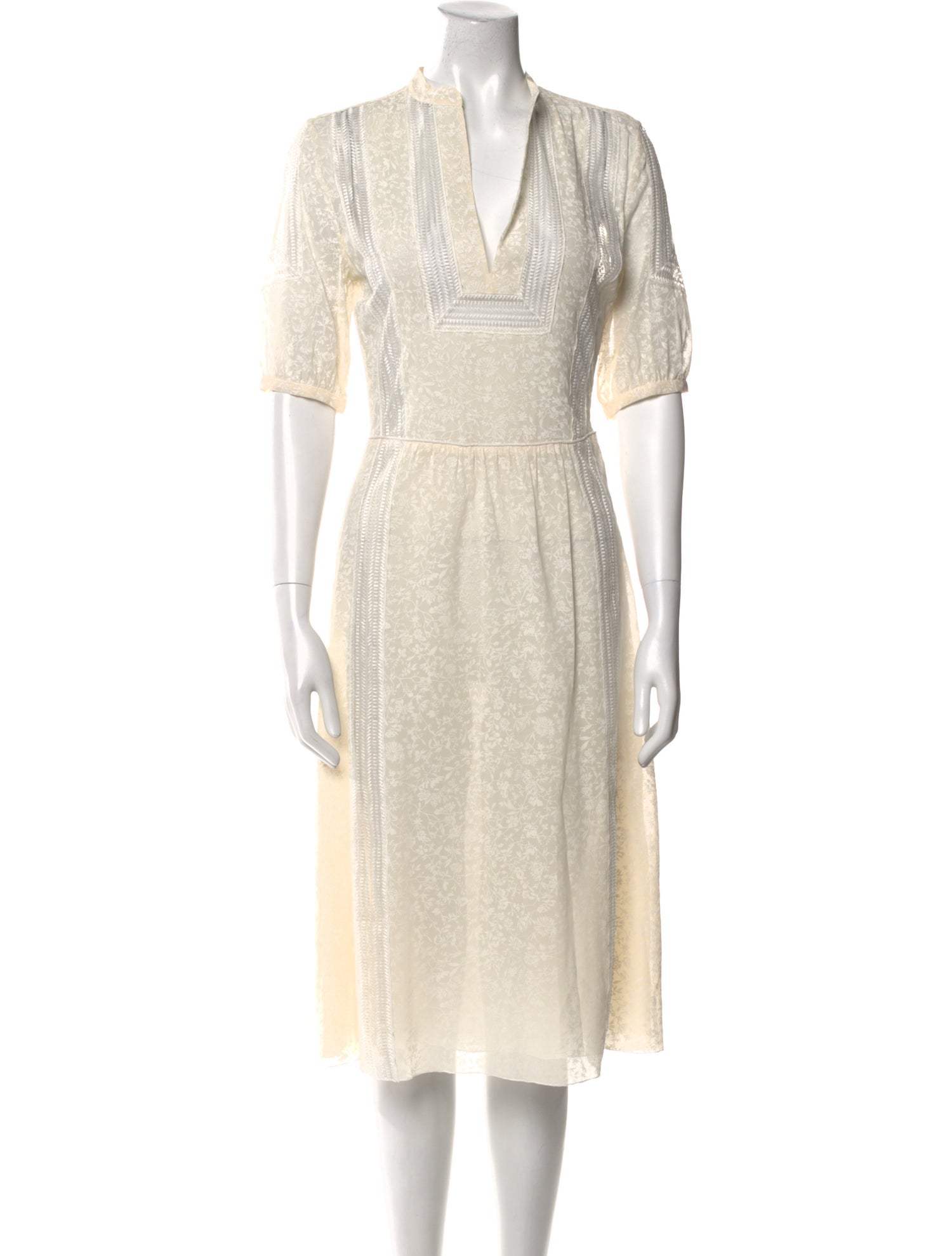 Gabriela Hearst Silk Midi Length Dress